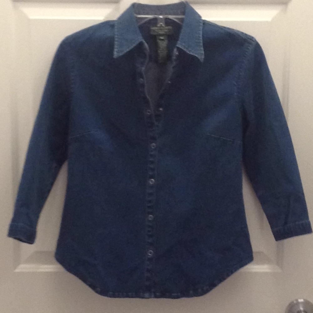 Denim blouse